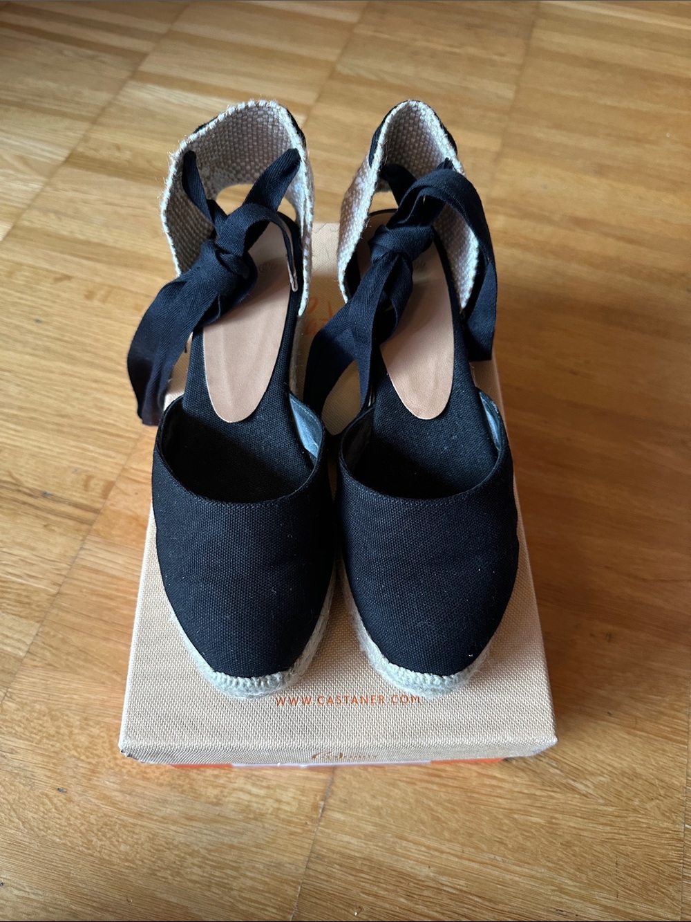 Castaner | Espadrille Wedges Black